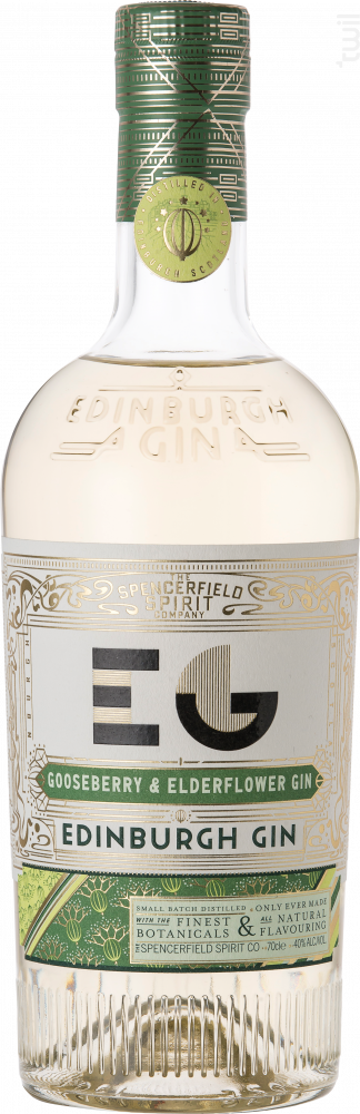 Gooseberry & Elderflower Gin Edinburgh Gin