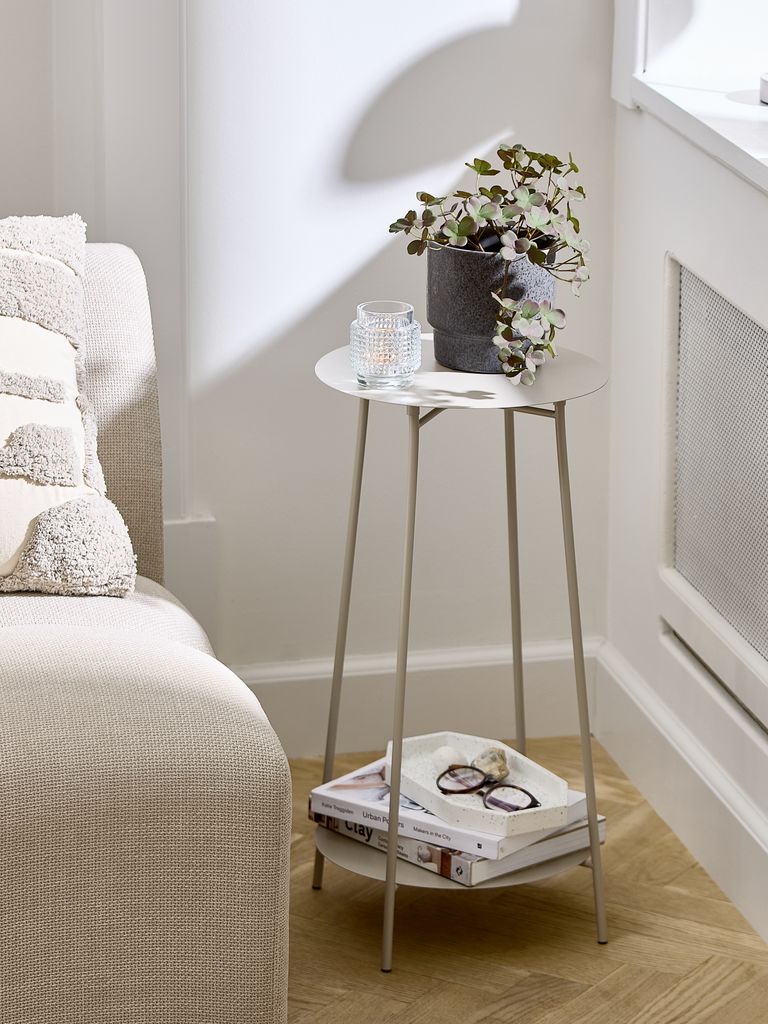 Pedestal IB Ø35xH60cm bege