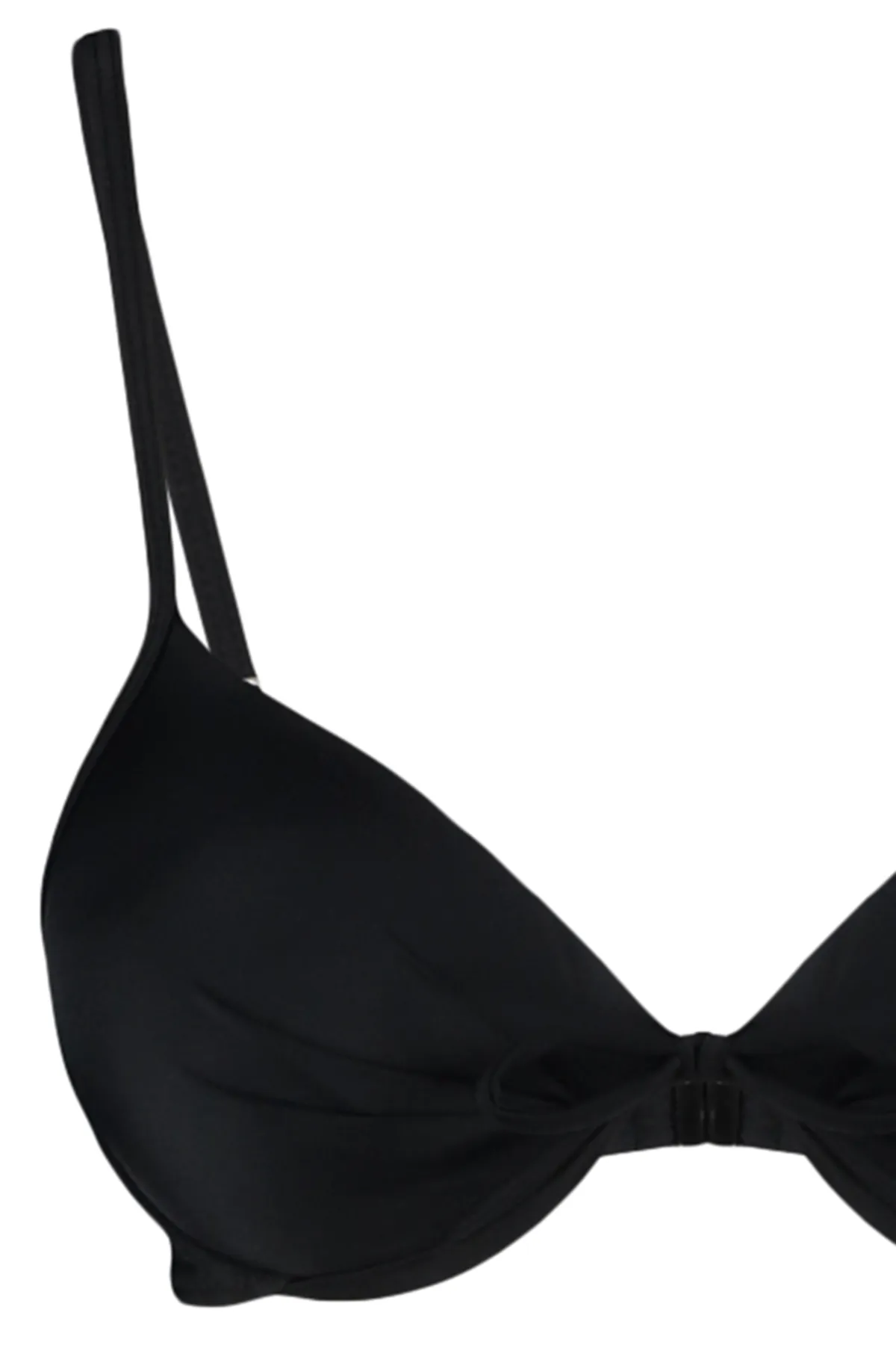 Trendyol Collection  Schwarzes Balconet-Push-Up-Bikinioberteil TBESS20BU0237
