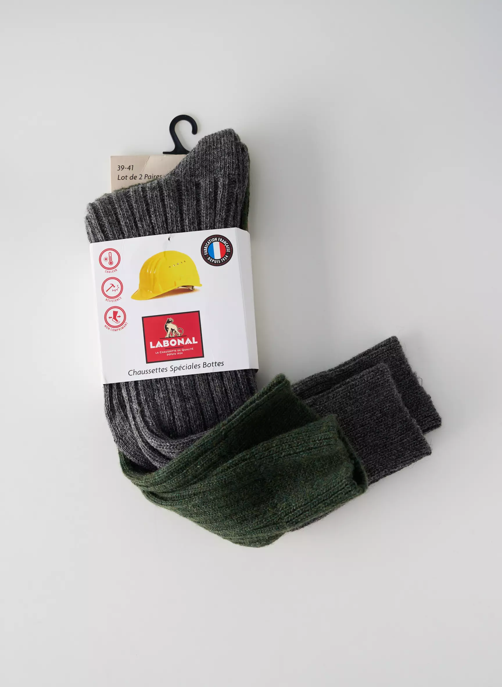 Labonal Chaussette Homme couleur gris