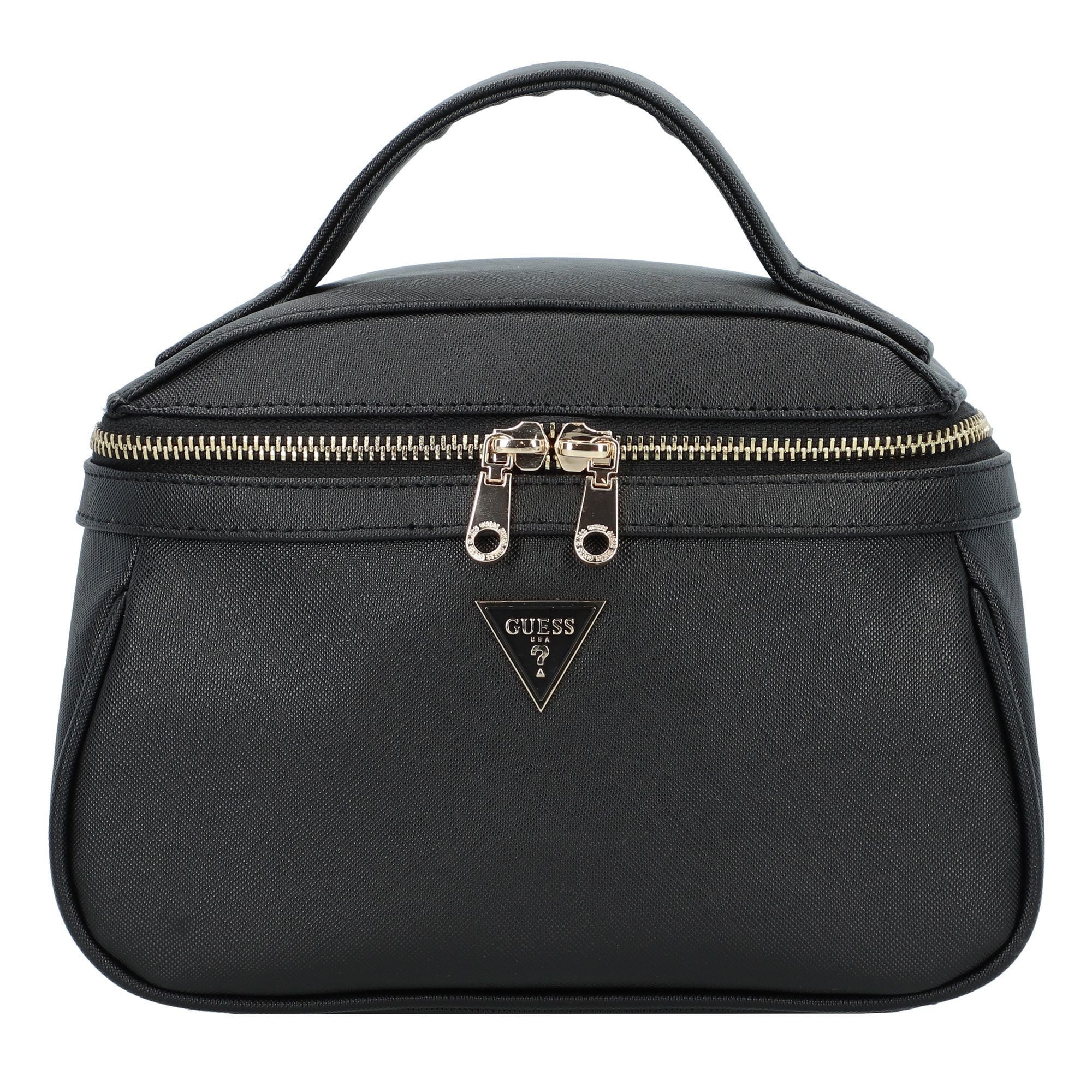 Guess Kosmetiktasche Saffiano, Polyurethan