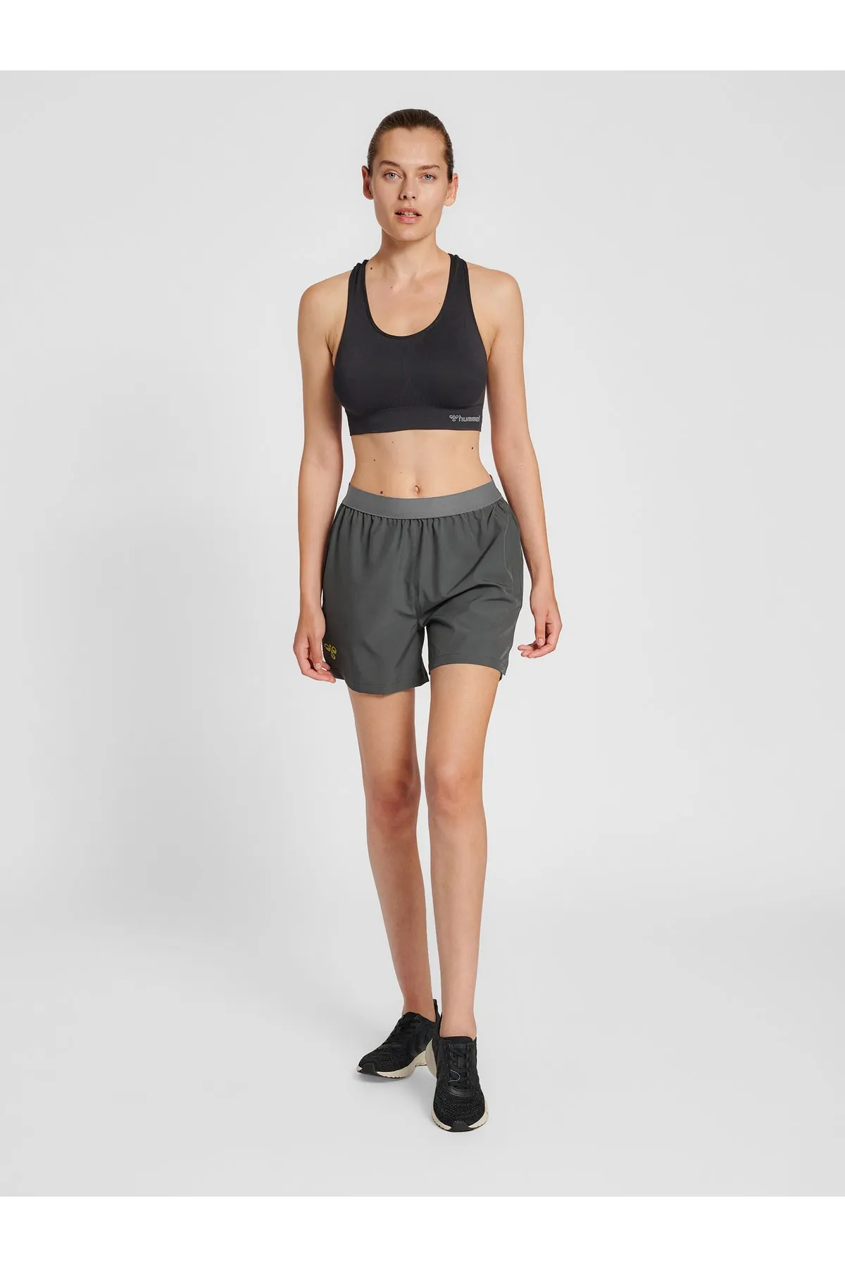 hummel  Kurze Sporthose - Grau - Mittlerer Bund