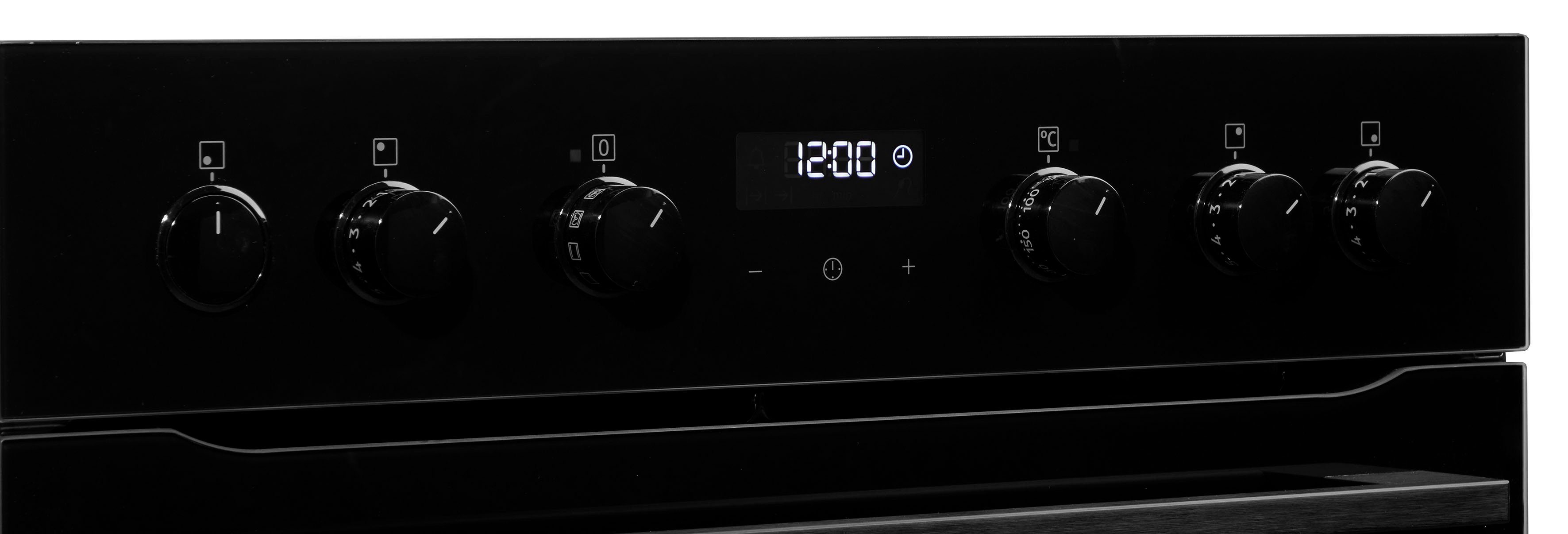 AEG Elektro-Herd-Set TEAMHBlac2, mit Teleskopauszug nachrüstbar