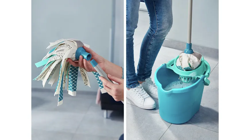 LEIFHEIT Wischmop Set Power Mop 3in1