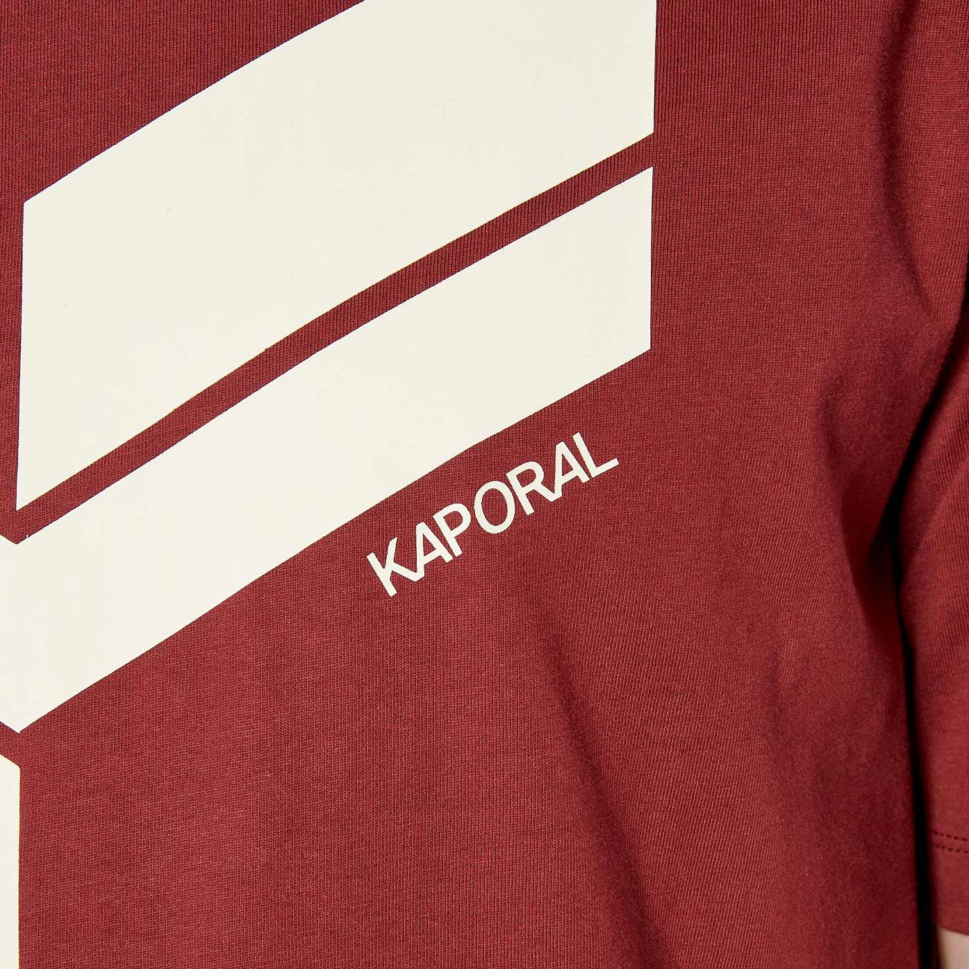 BRYZO  T-shirt bordeaux homme 100% coton