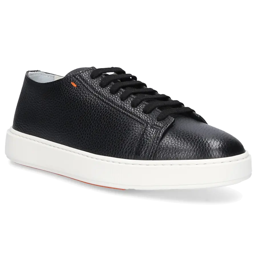 Santoni - Sneaker low 21430 Kalbsleder - schwarz