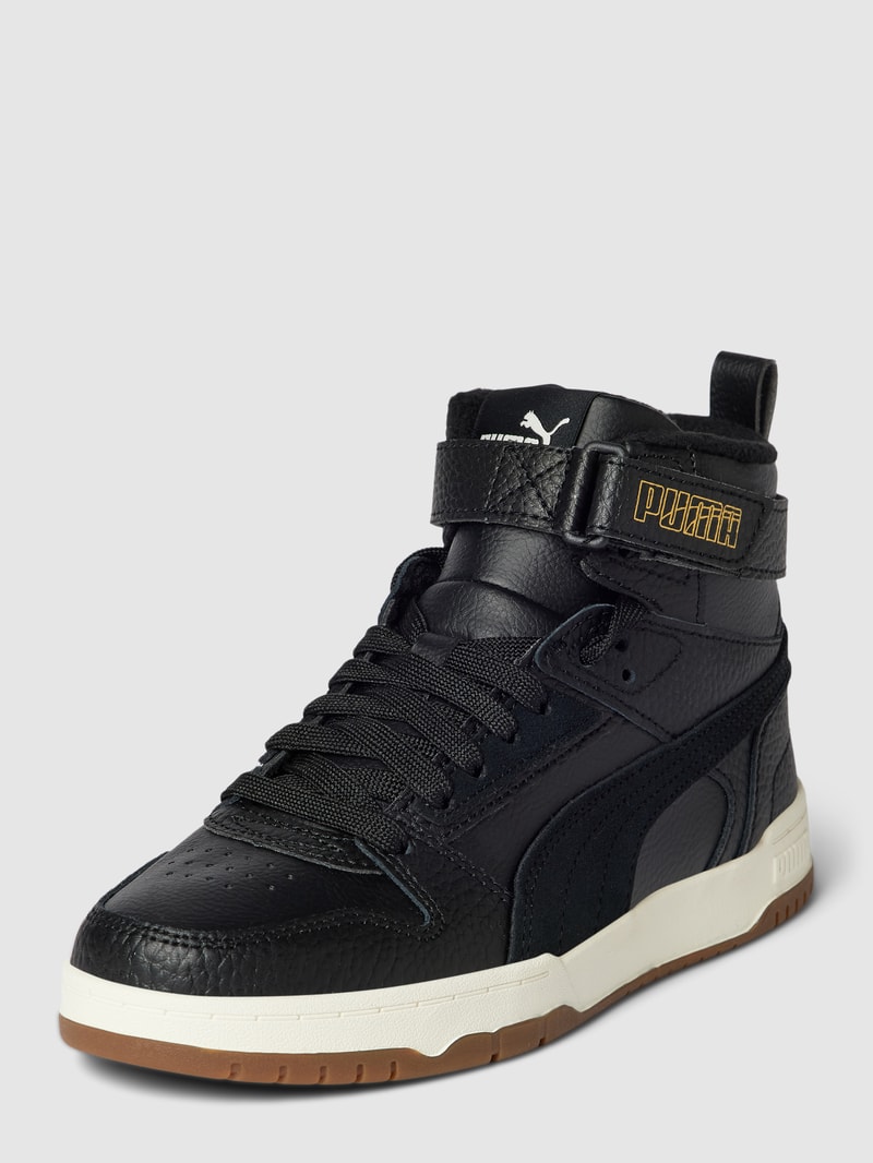Sneaker mit Label-Details Modell 'GAME' in schwarz