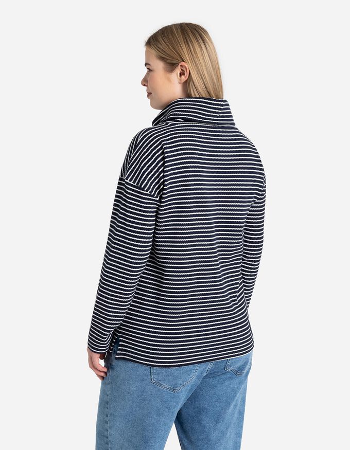 Sweatshirt - Schalkragen