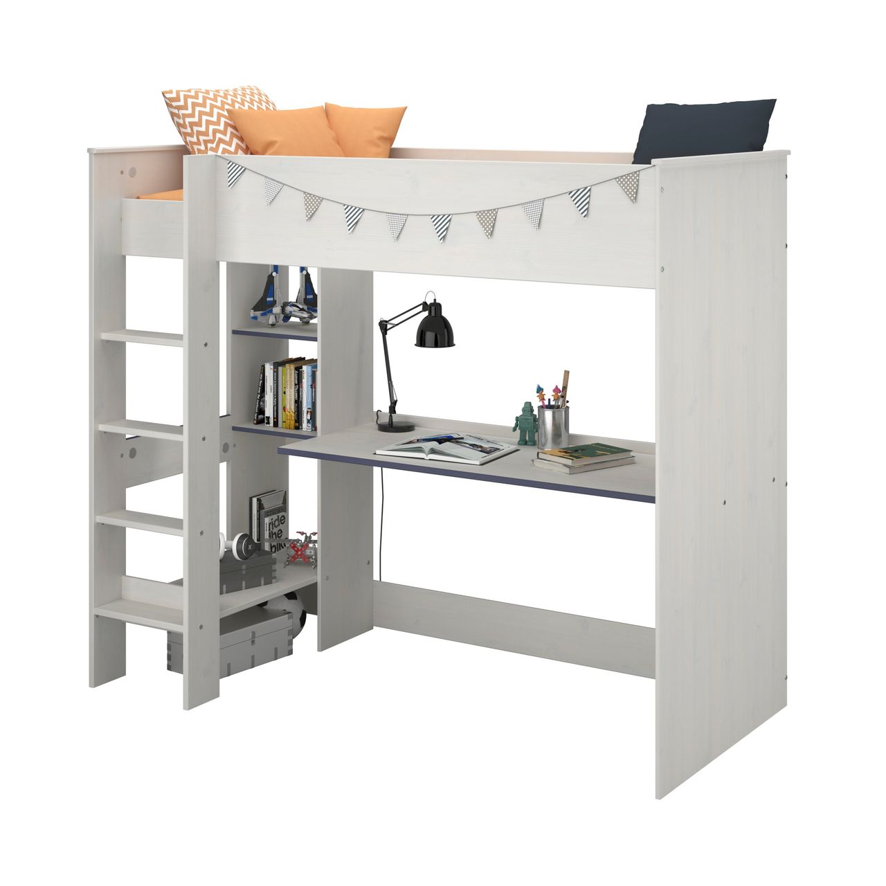 Parisot Hochbett Smoozy 3 - Drehbare Kanten - Pink oder Blau