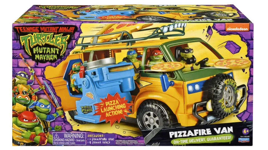 Teenage Mutant Ninja Turtles Mutant Mayhem Pizza Van