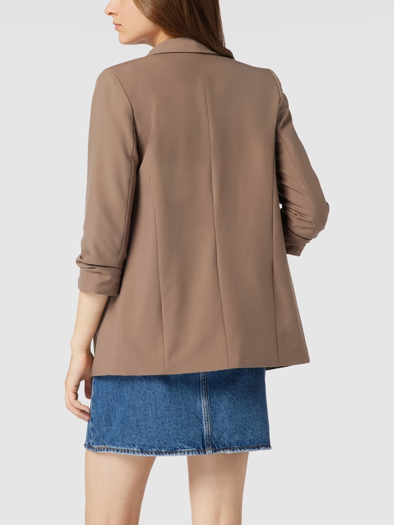 Blazer mit Schalkragen in taupe