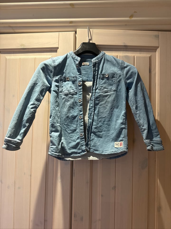 Noppies Jeanshemd in Blau günstig kaufen 128