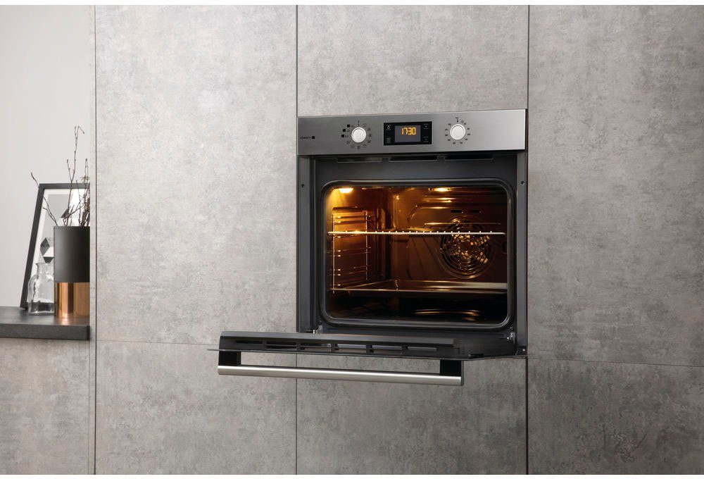 BAUKNECHT Backofen-Set BAKO Steam 2, mit 2-fach-Teleskopauszug, mit Dampffunktion