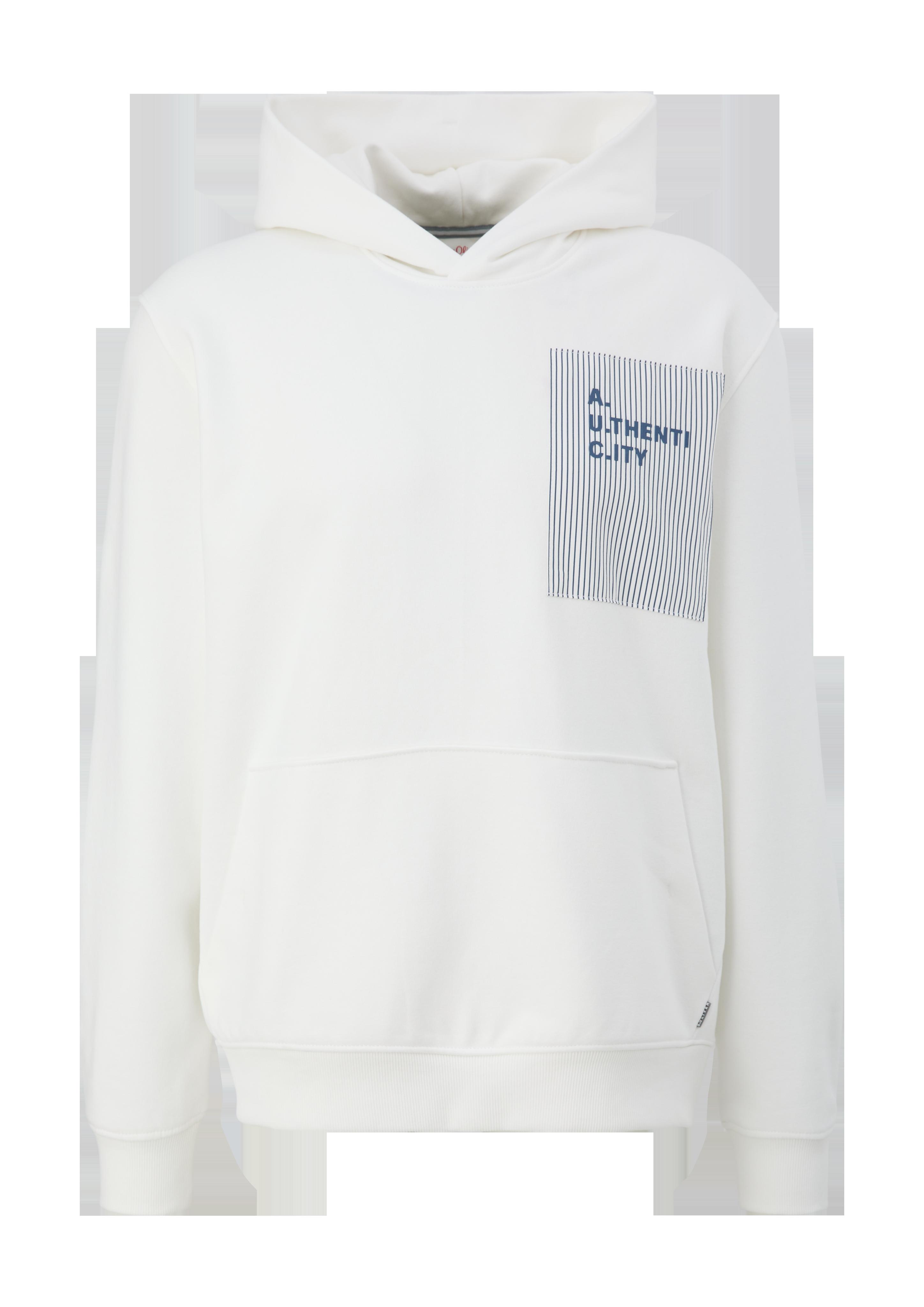 Kapuzenpullover mit Patch und Rubberprint  2129557-01D1