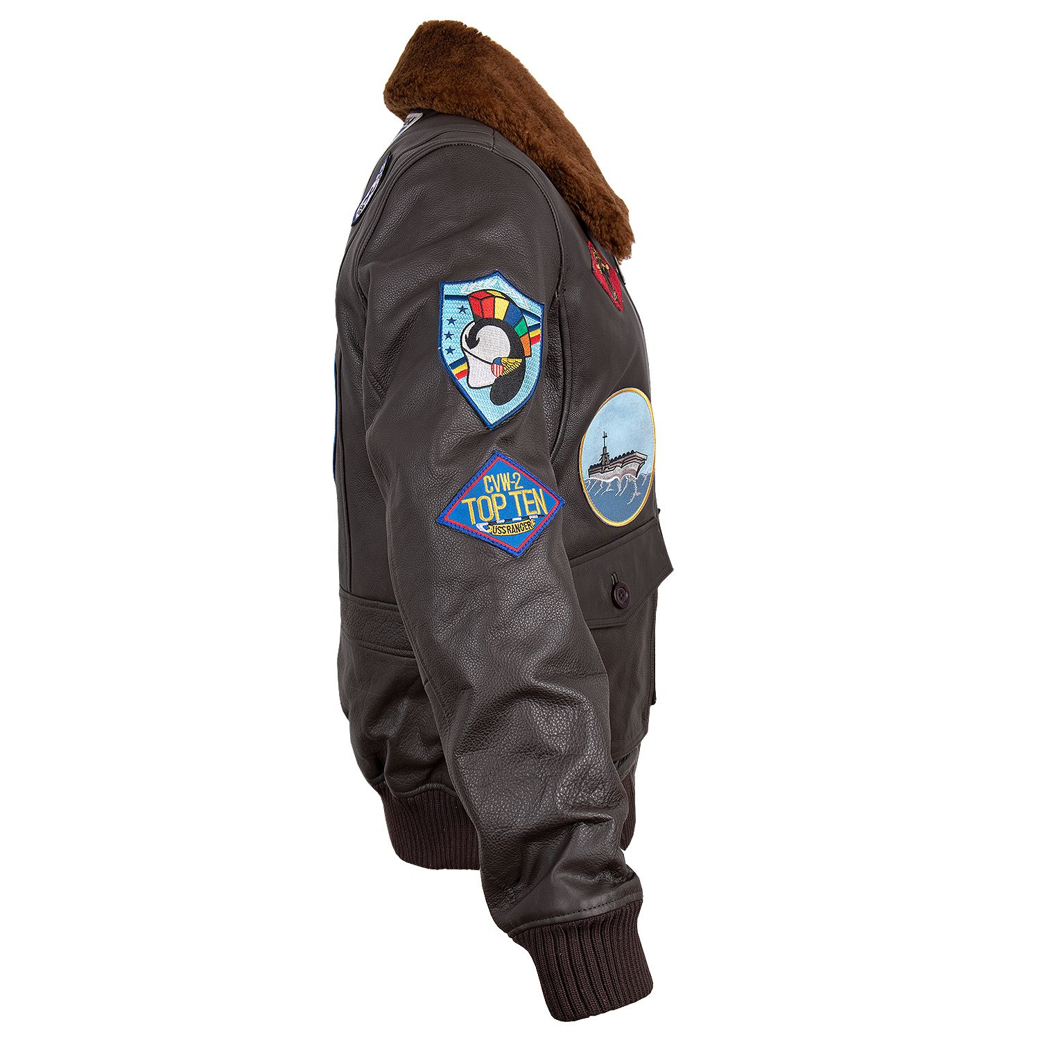 Leder Fliegerjacke 20201007