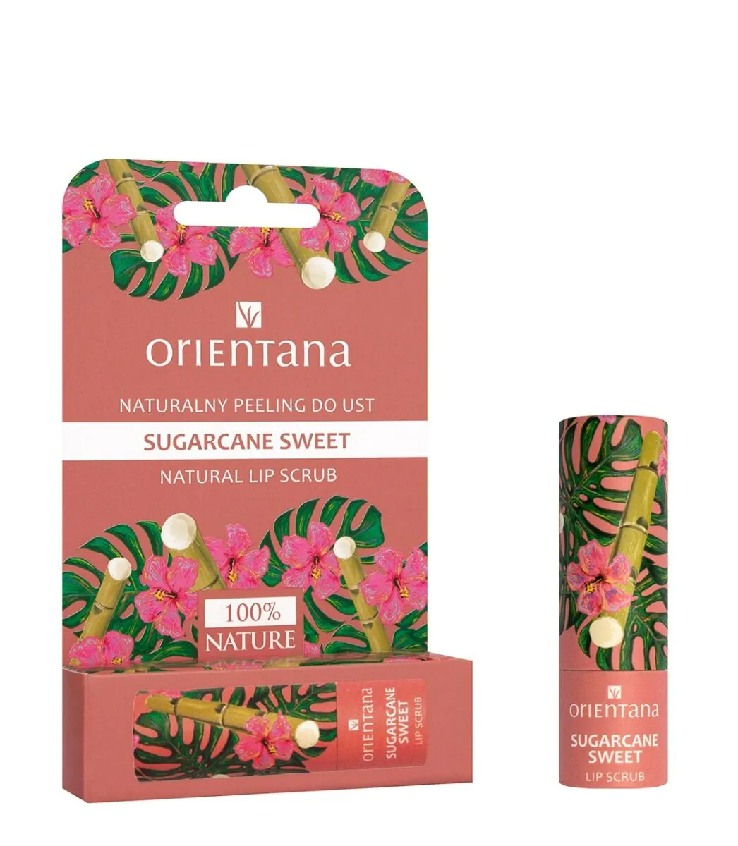 Orientana Natural Lip Scrub Sugarcane Sweet 4,