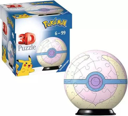 3D Puzzle Ball Pokémon Heilball