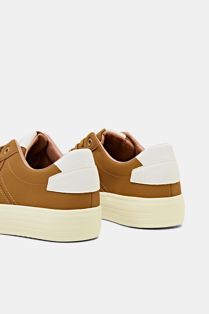 Plateau-Sneakers aus veganem Leder