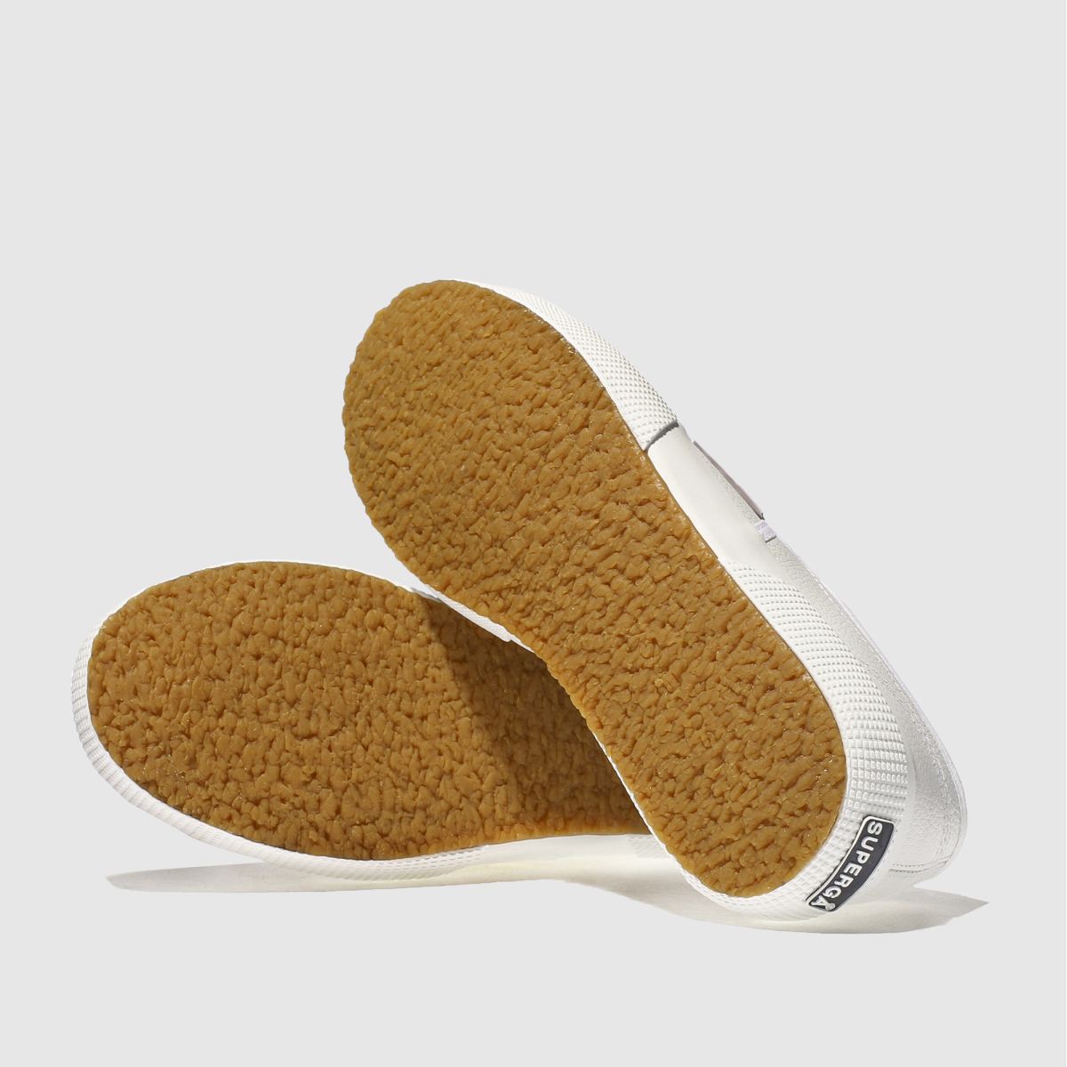 Superga 2750 – Vita lädersneakers