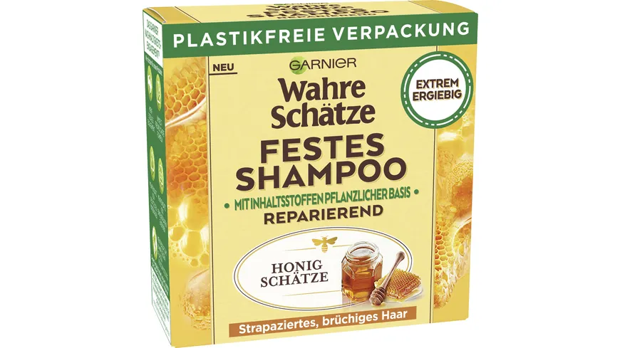 Garnier Wahre Schätze Festes Shampoo Honig Schätze 60 g