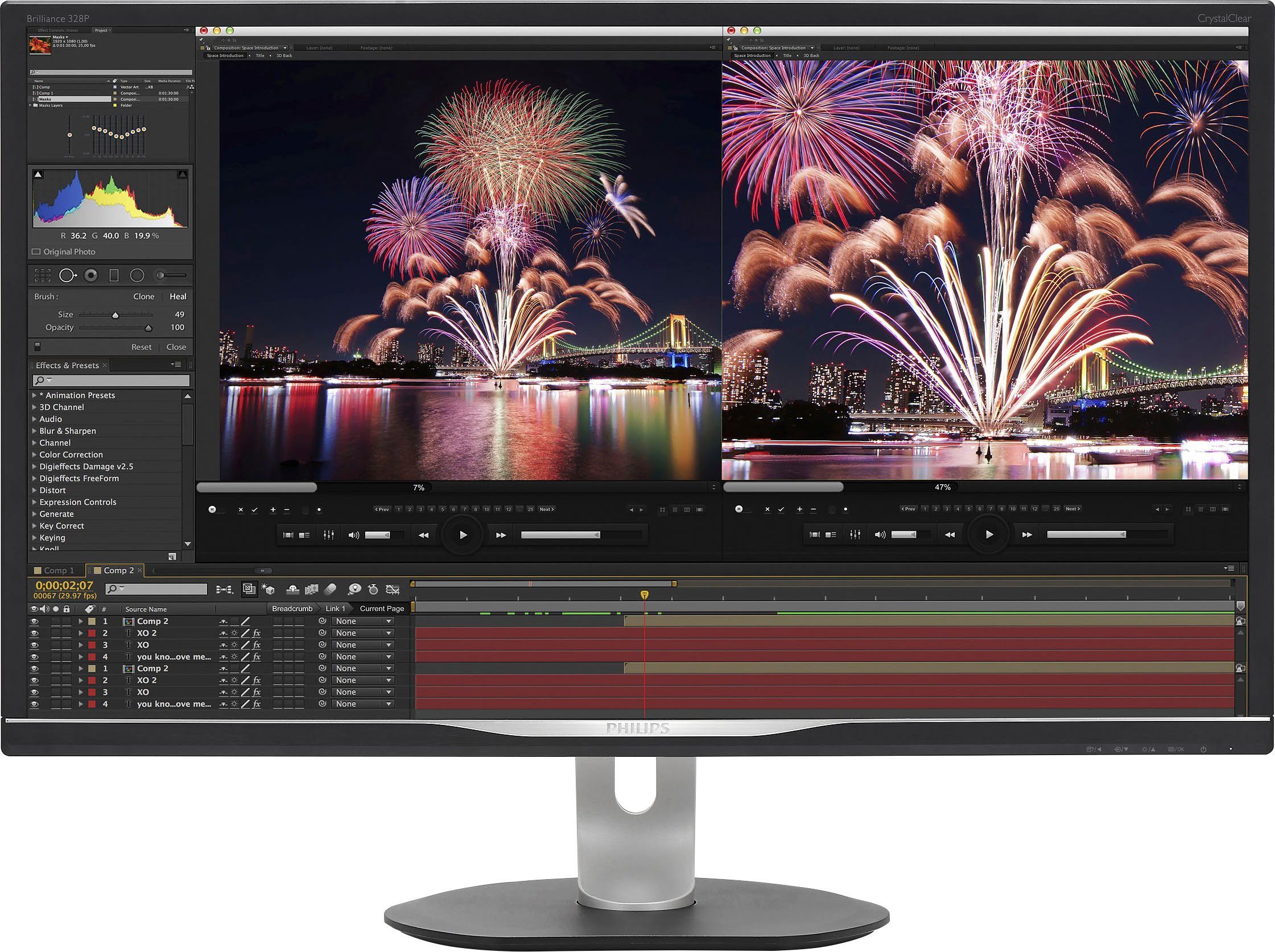 Philips 328P6AUBREB/00 Gaming-Monitor (80,1 cm/31,5 