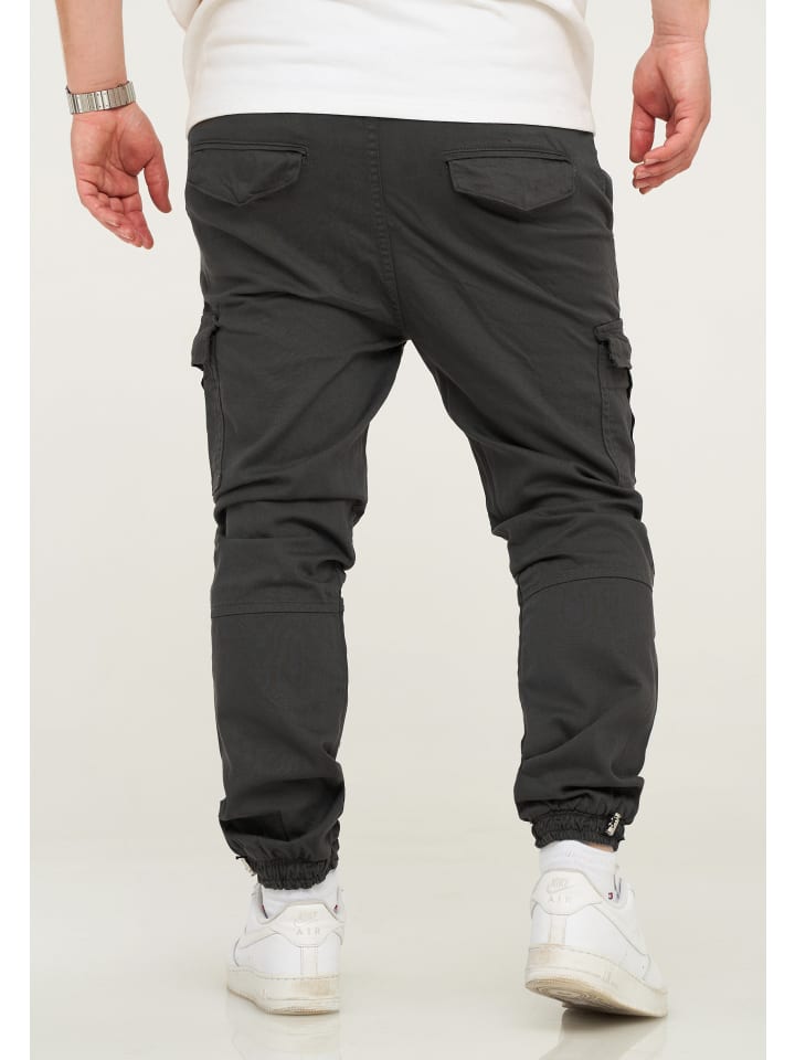 SOULSTAR Cargohose - MPQUITO Jogger-Hose Jeanshose Stoffhose in Dunkelgrau günstig kaufen