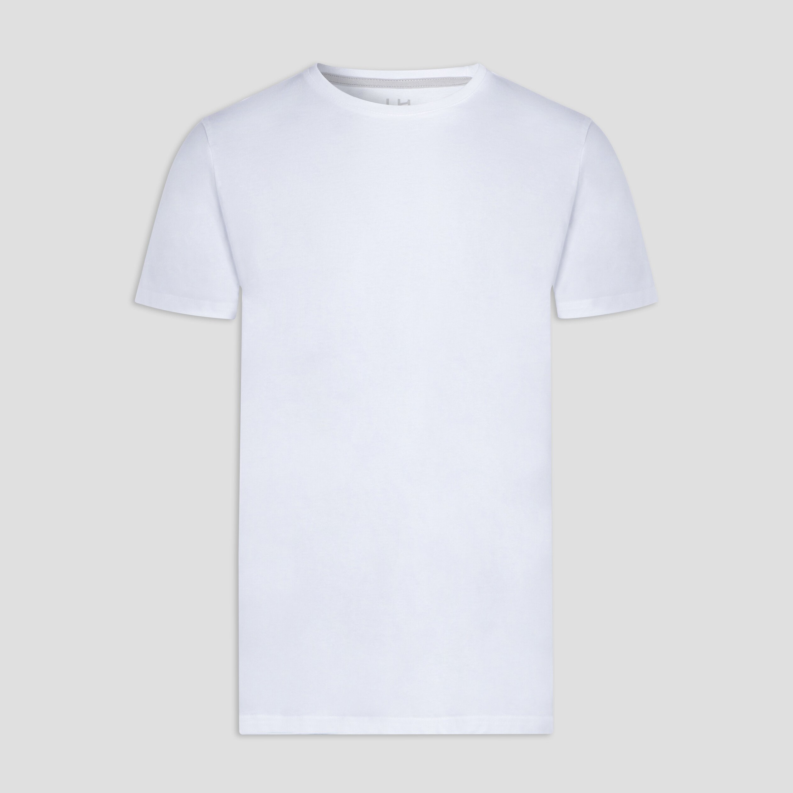 T-shirt en coton manches courtes blanc homme | La Halle