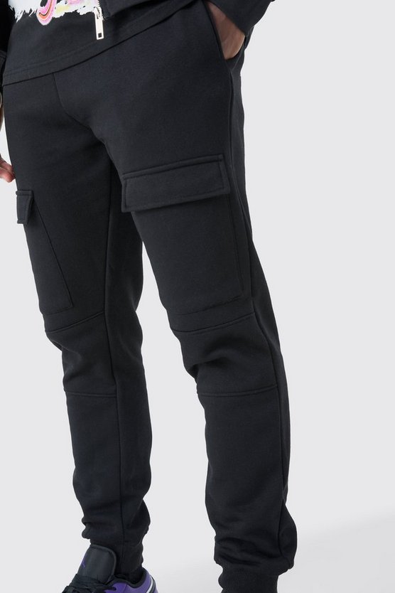 Slim Cargo-Jogginghose