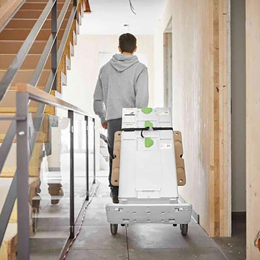 Base móvel para serra Systainer da FESTOOL, compatível com CSC SYS 50 577001