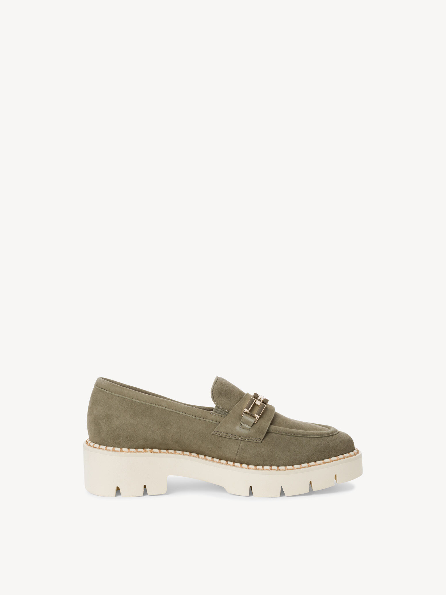 Slipper en cuir - vert