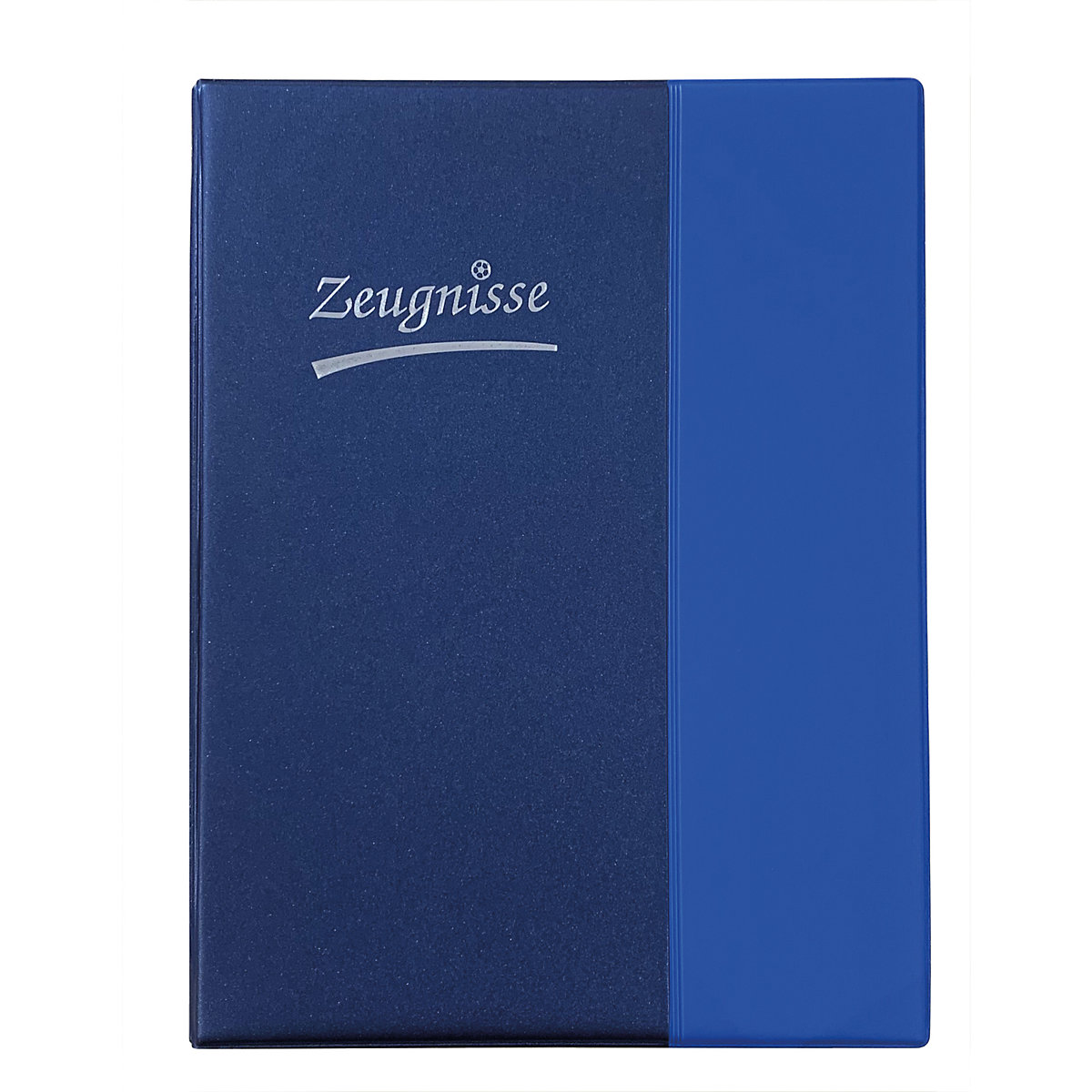 Ringbuch/Zeugnismappe A4 blau, inkl. 10 Klarsichtfolien