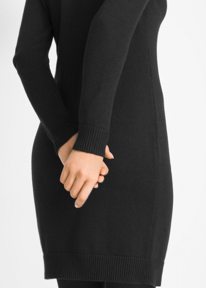 Strickkleid mit Rollkragen