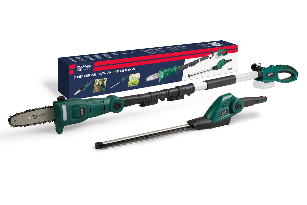 WOLFGANG TOOLS WOLFGANG Wolfgang Accu Astsäge und Heckenschere 20v