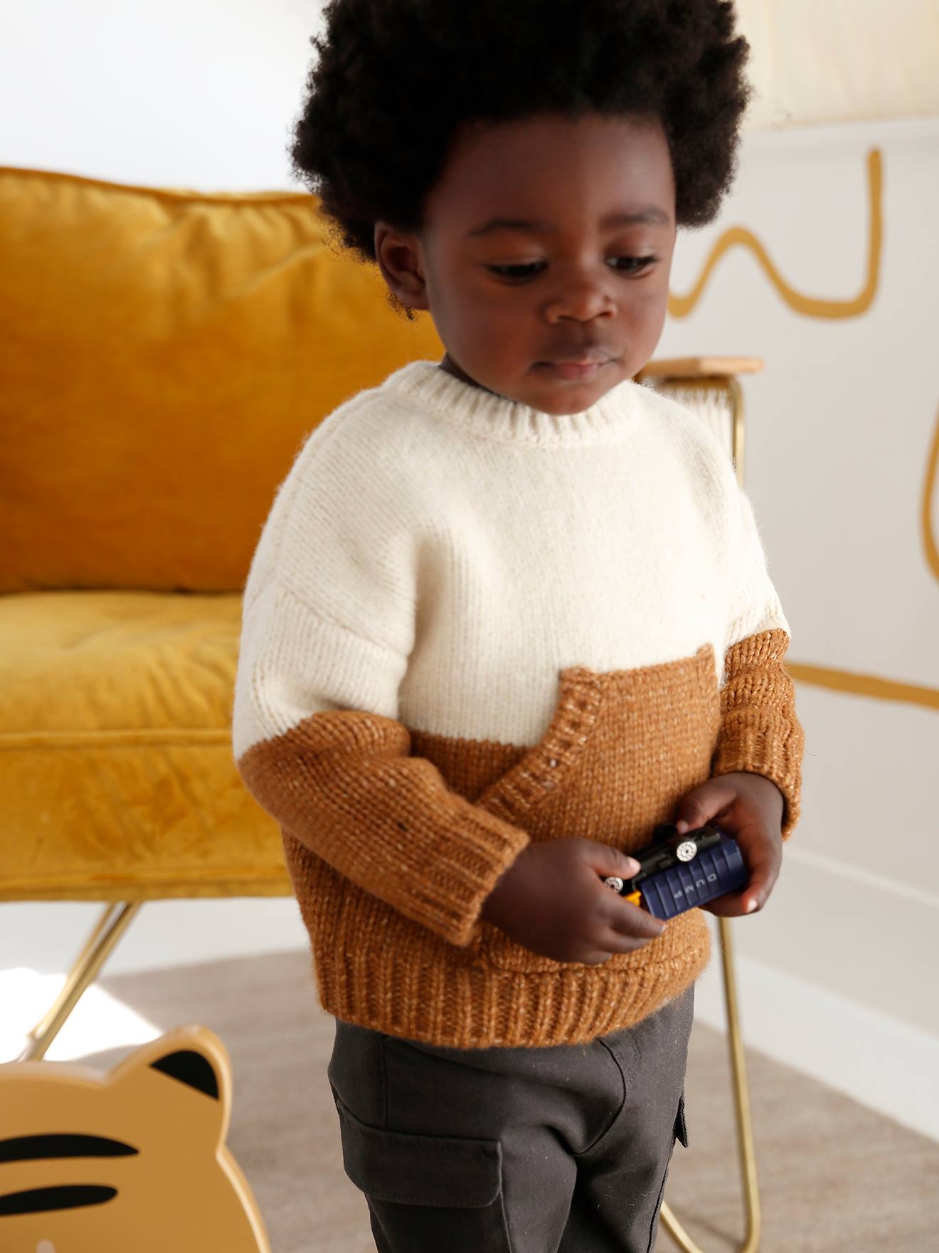 Vertbaudet Baby Pullover Oeko-Tex - beige