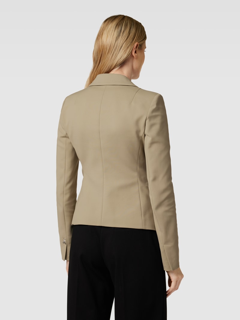 Blazer mit Paspeltaschen Modell 'GIACCA' in olivgrün