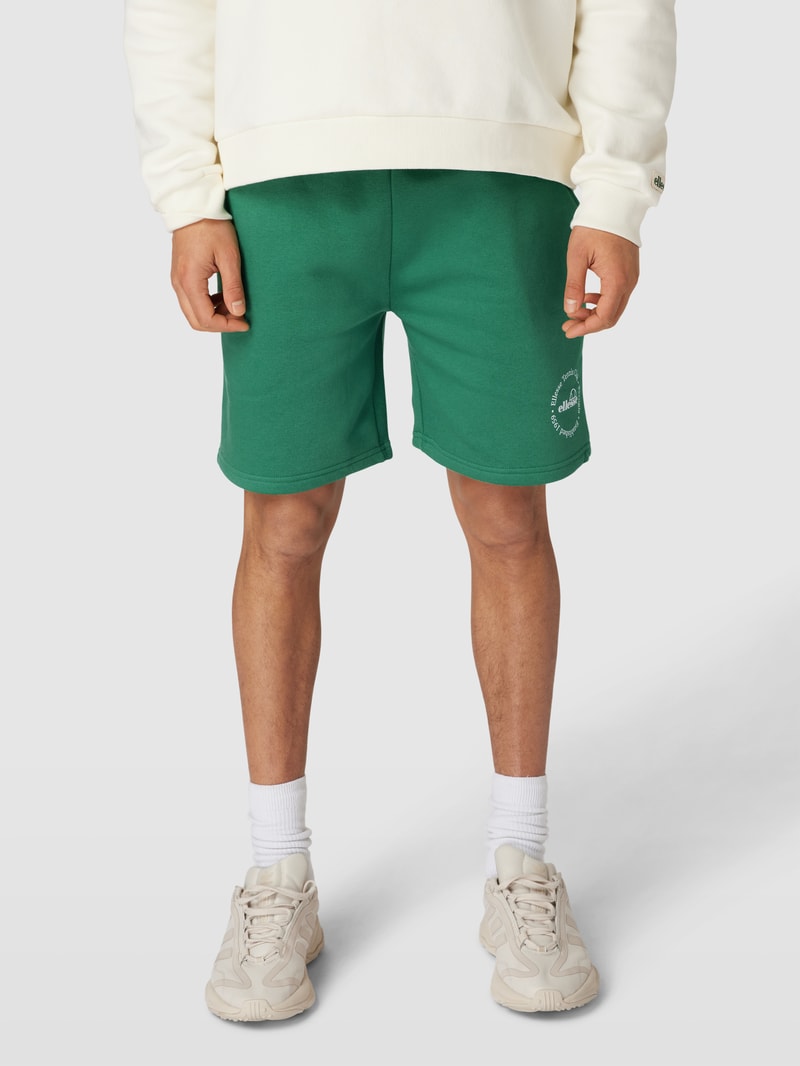 Shorts mit Label-Details Modell 'Fontansa' in grün