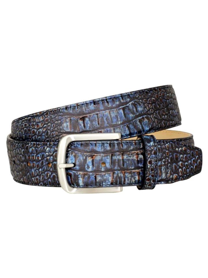 Lindenmann Gürtel in Blau günstig kaufen