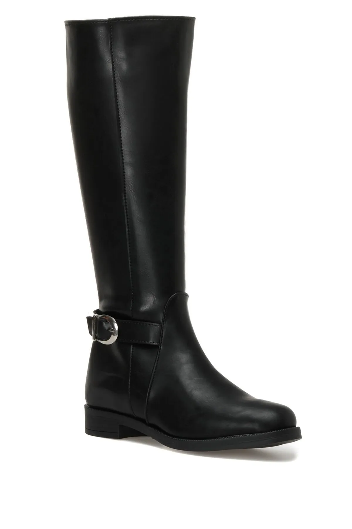 Polaris  320237.z 2pr Schwarze flache Stiefel für Damen