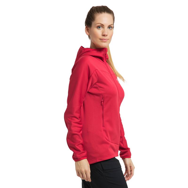 Haglöfs Frost Mid HoodHood Fleecejacke Damen