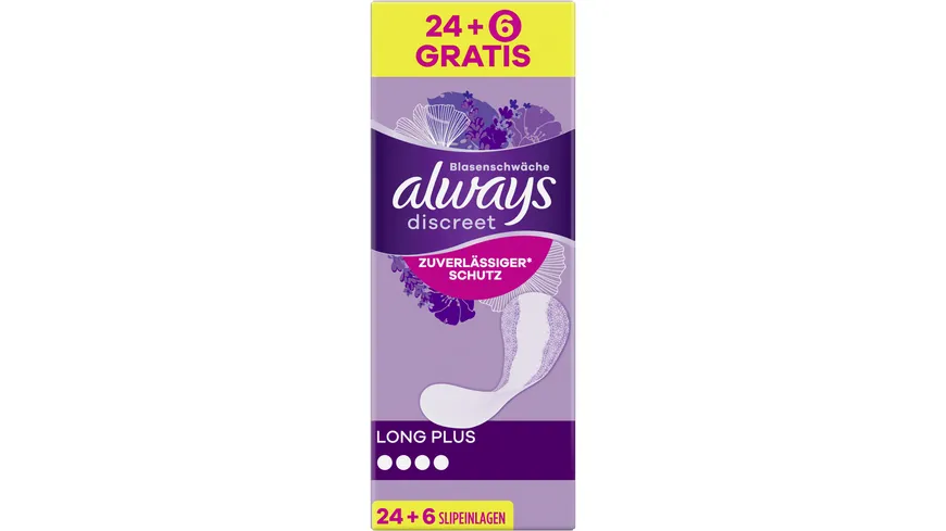 Always Discreet Inkontinenz Long Plus 24 Stück