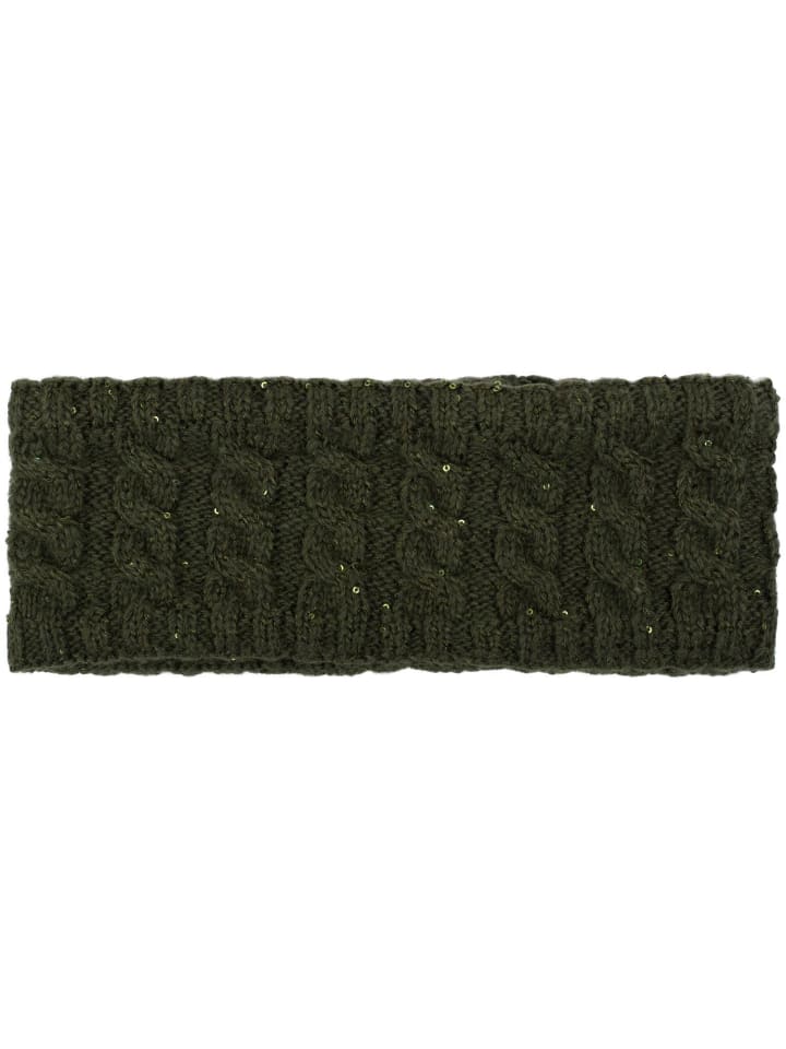 styleBREAKER Strick Stirnband in Oliv günstig kaufen onesize