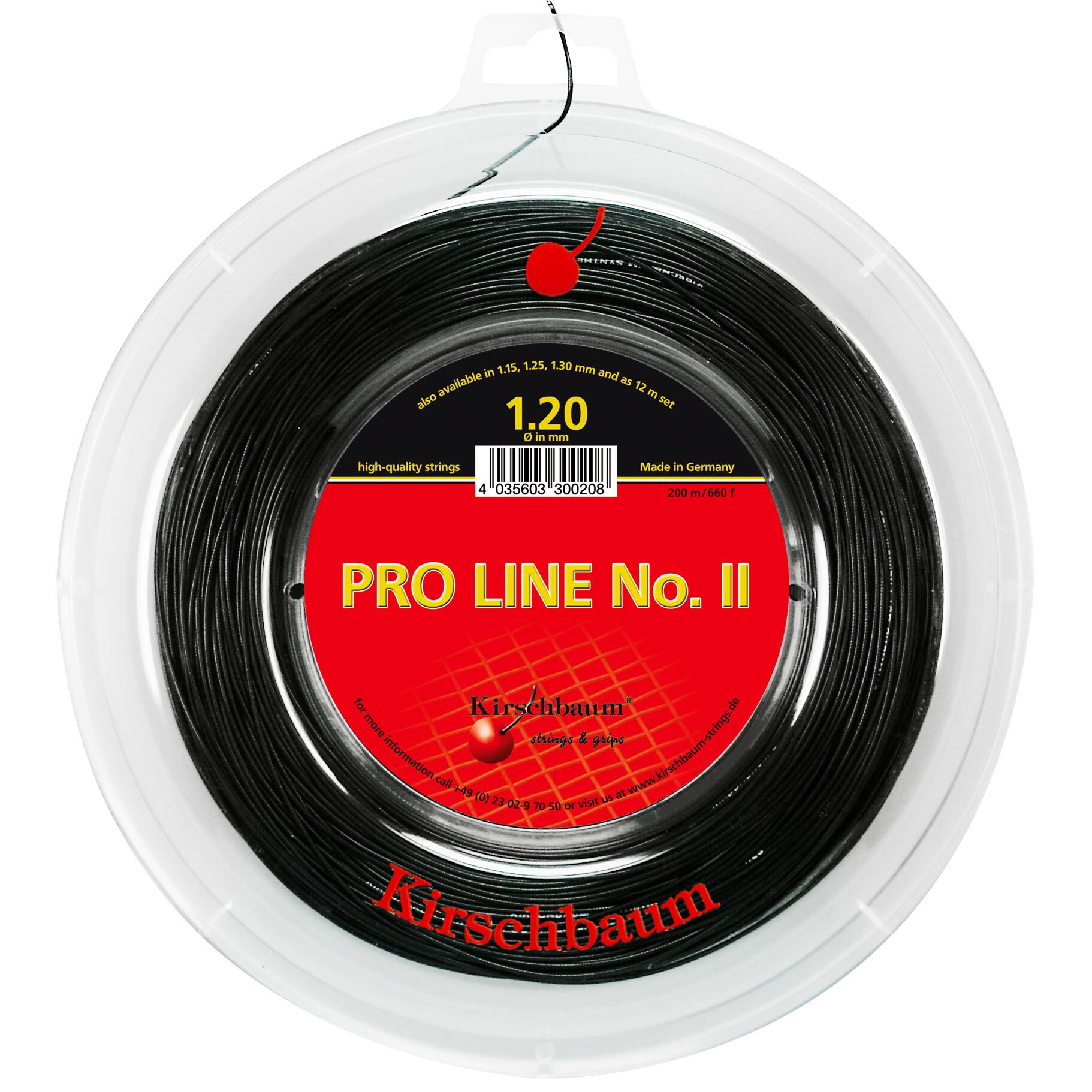 Pro Line Saitenrolle 200m - Schwarz