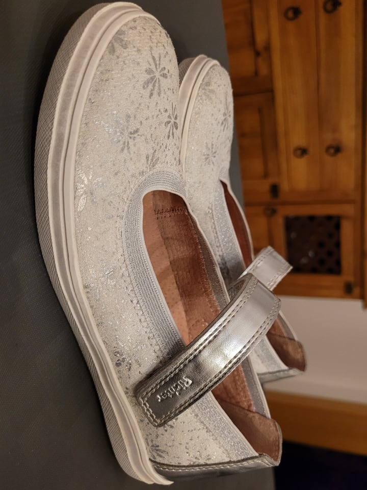 Richter Shoes Ballerinas in Silber günstig kaufen 34