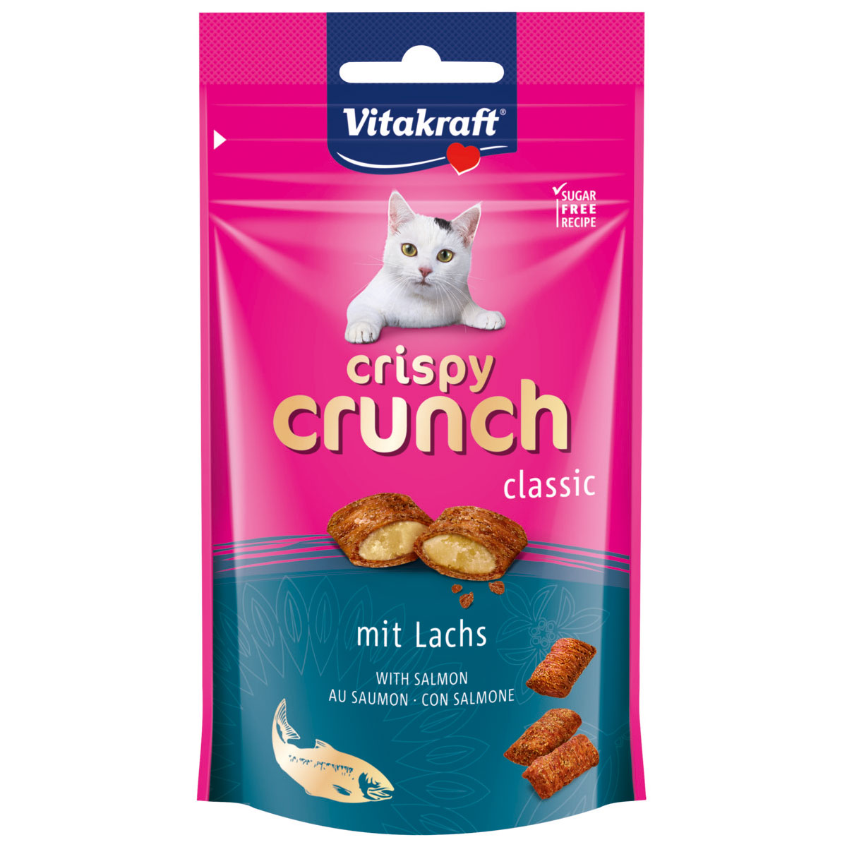Vitakraft Katzensnack Crispy Crunch mit Lachs kaufen