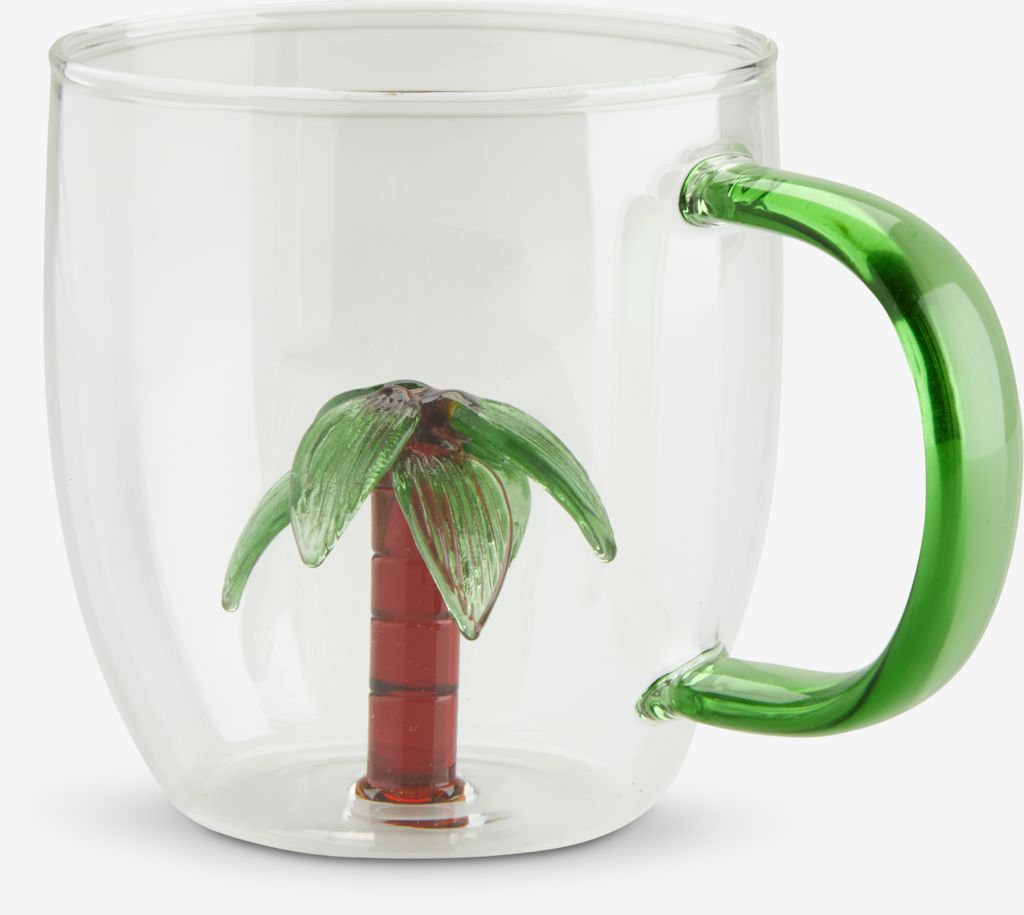 HILMER Caneca HILMER Ø8xL9cm vidro 32cl com mão