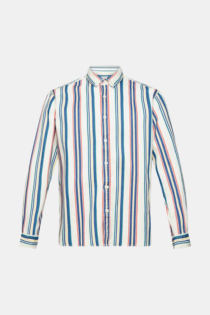 Button-Down-Hemd mit mehrfarbigen Streifen