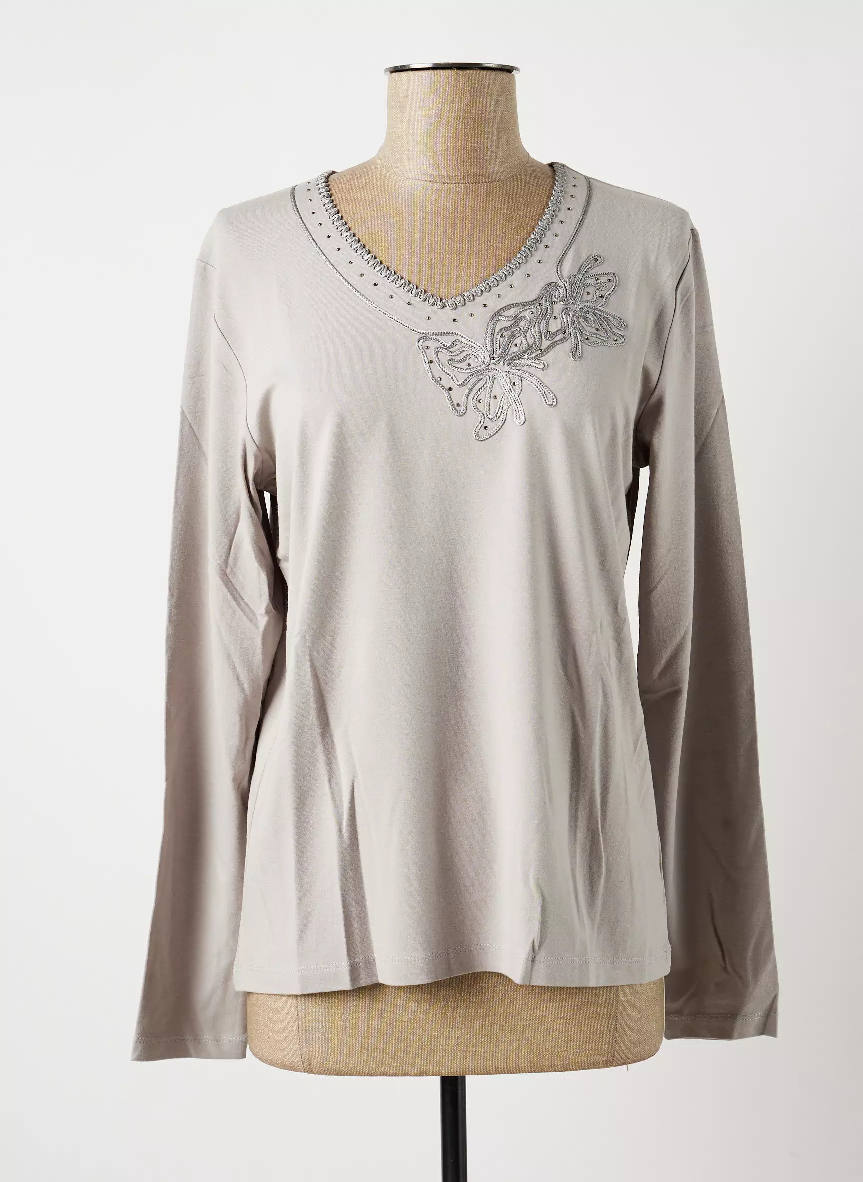 Guy Dubouis Tshirts Femme couleur gris