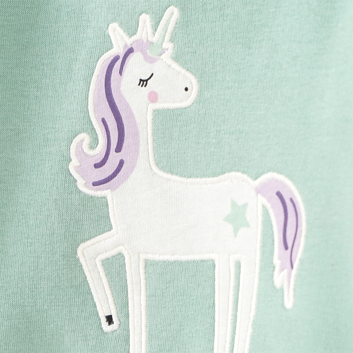 Baby Sweatshirt mit Einhorn-Applikation