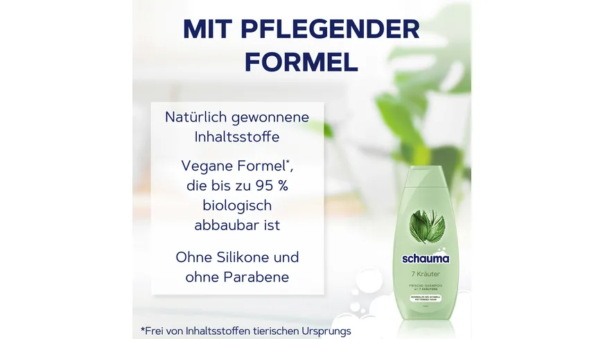 Schauma Shampoo 7 Kräuter 400 ml