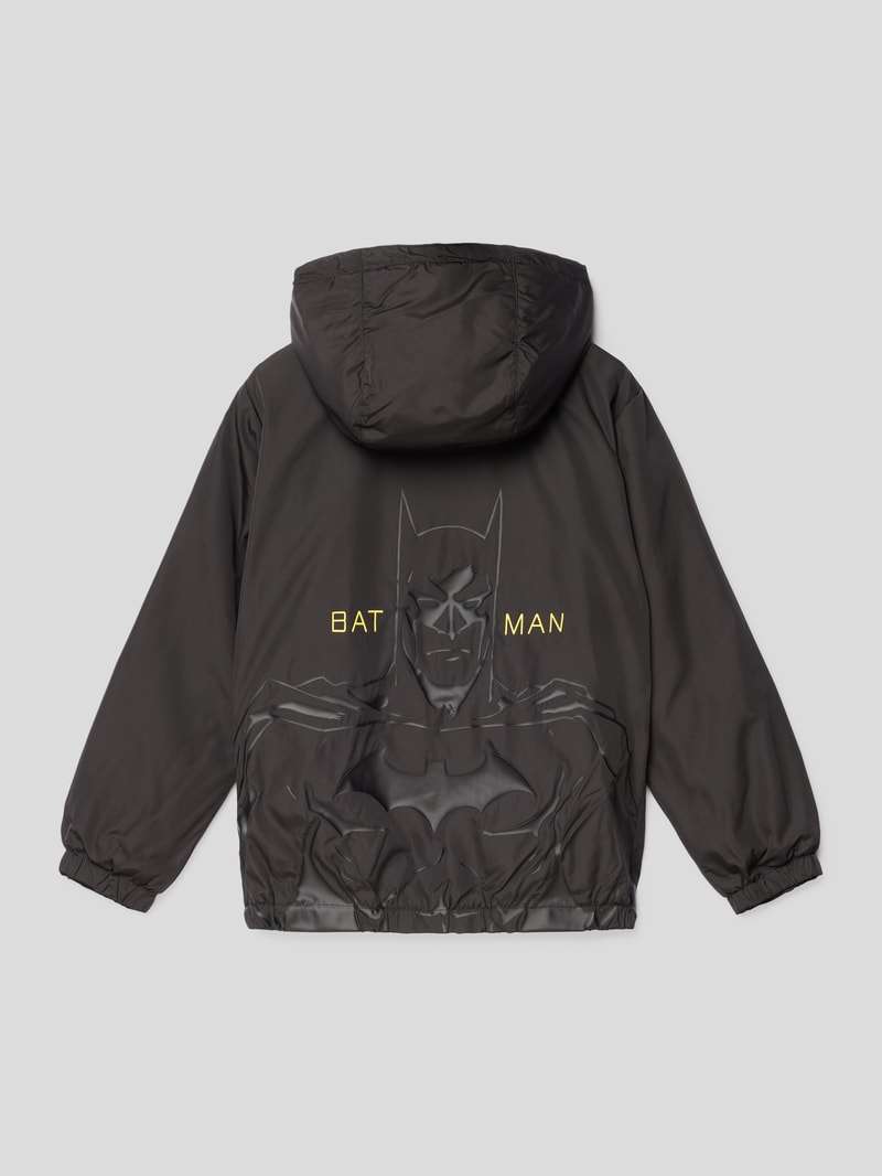 Windbreaker mit Reißverschluss Modell 'BATMAN' in schwarz